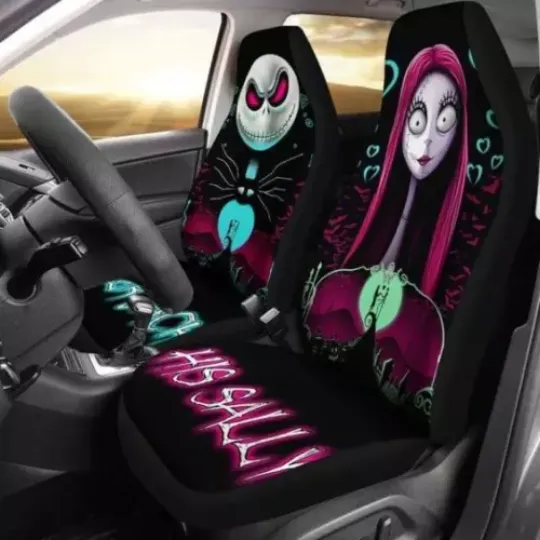 Nightmare Before Christmas Car Seat Covers Amazing, Car Seat Covers (set of 2)