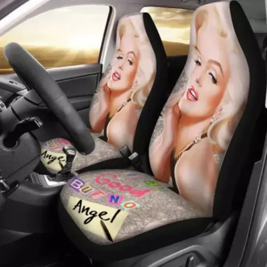 Marilyn Monroe I'm No Angel Car Seat Covers (set of 2)