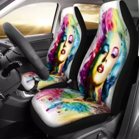 Marilyn Monroe Beautiful Abstract Portrait Car Seat Cover