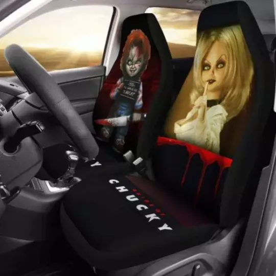 Bride of Chucky Car Seat Covers, Horror Movies Car Seat Covers