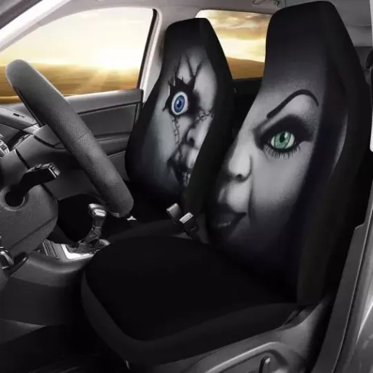 Chucky Bride of Chucky Car Seat Covers, Horror Car Seat Covers