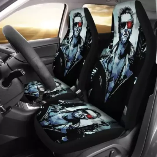The Terminator Car Seat Covers Movie Fan Gift, Car Seat Covers (set of 2)