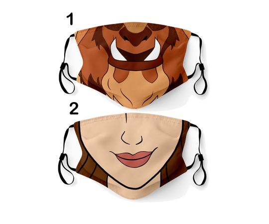 Face Mask Made in USA Adult & Youth Filter Pocket Nose Wire Washable Breathable Elastic Ear Loop Birthday Anniversary Gift Halloween Cosplay