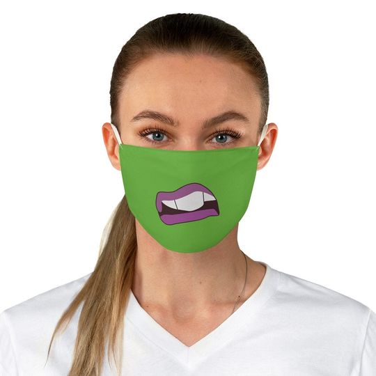 Disgust Face Mask, Inside Out Mask, All Over Print Disney Mask, Unisex Face Mask Made in the USA, Reusable Face Mask, Disney Matching Mask