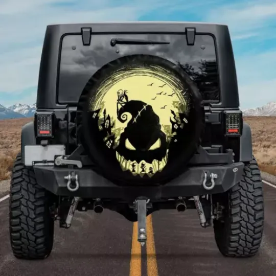 Nightmare Before Christmas Oogie Boogie Jack Skellington Car Spare Tire Cover