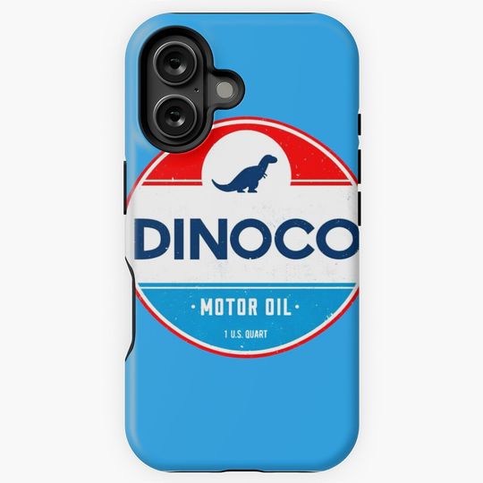 Discover Dinoco Motor Oil Logo iPhone Case