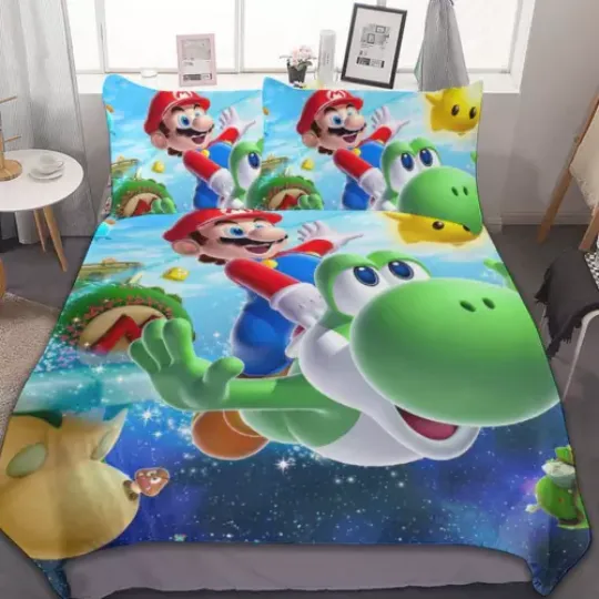 Super Mario Galaxy Full Bedding Set