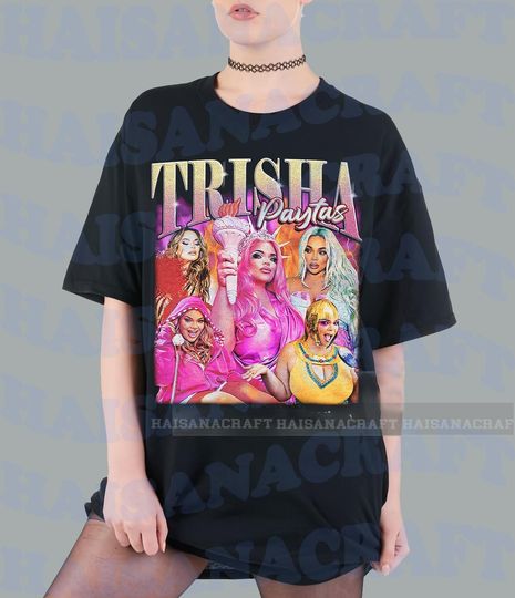 Trisha Paytas 90s, Trisha Paytas Tees. Celebrity, Trisha Paytas Homage Tshirt, Trisha Paytas Fan