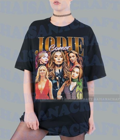 Discover Various Jodie Comer Shirt, Fan shirt, Oversized Shirt, Jodie Comer Fan, Movie Shirt, Actress, Fan Gift