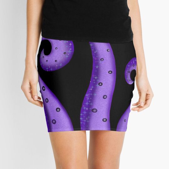 Ursula the Galaxy Sea Witch  Mini Skirt