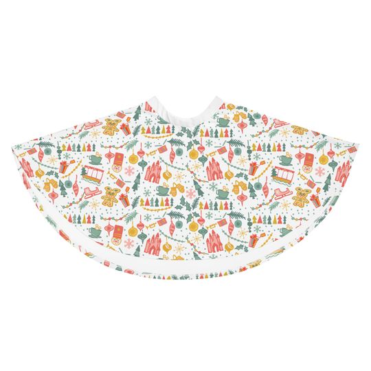 Disney Christmas List Skirt Disney Skirt Disney at Christmas Skater Skirt