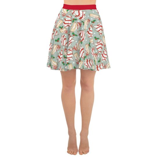 Christmas Cakes Skater Skirt