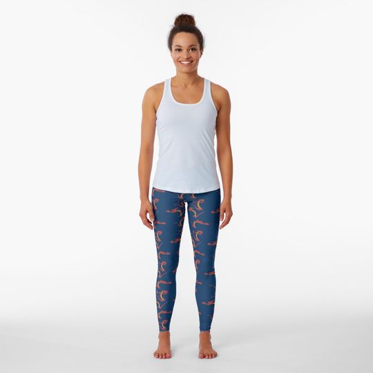 Mushu navy blue Leggings