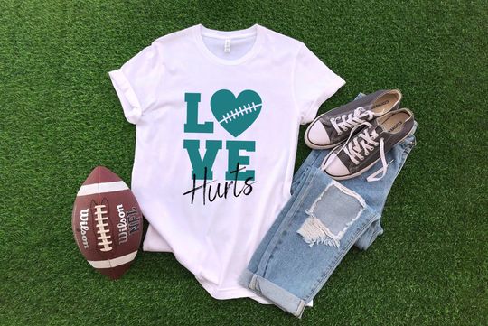 Philadelphia Eagles T Shirt, Eagles T Shirt, Love Hurts, Jalen Hurts T Shirt, It's A Philly Thing, Eagles Nation, Football T Shirt