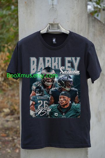 Vintage 90s Graphic Style Saquon Barkley T-Shirt, Saquon Barkley t-shirt, Vintage Sport Tee,Retro American Football Bootleg Gift,Best Gift