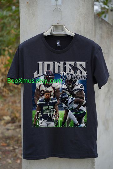 Vintage 90s Graphic Style dre'mont jones T-Shirt, dre'mont jones tzshirt, Vintage Sport Tee, Retro American Football Bootleg Gift, Best Gift
