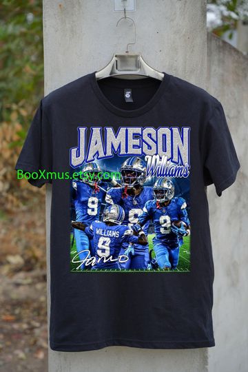 Vintage 90s Graphic Style Jameson Williams shirt, Jacksonville Football Shirt, Bootleg shirt, Homage Tee, Jameson Williams Tee