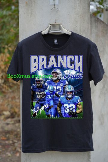Vintage 90s Graphic Style Brian Branch shirt, Jacksonville Football Shirt, Vintage 90s, Bootleg shirt, Homage Tee, Brian Branch Tee