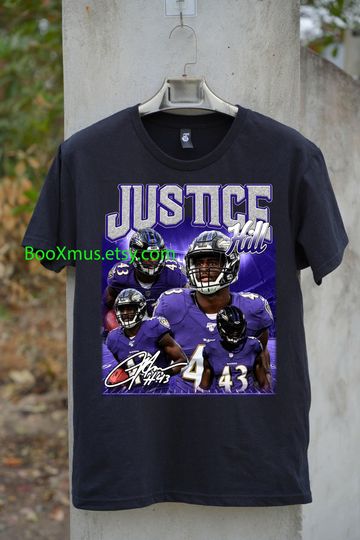 Vintage 90s Graphic Style Justice Hill shirt, Jacksonville Football Shirt, Vintage 90s, Bootleg shirt, Homage Tee, Justice Hill Tee