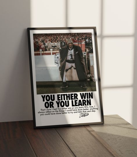 Discover Jalen Hurts Motivational  Poster | Wall Art | Home Decor