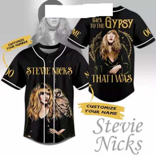 Stevie Nicks Baseball Jersey