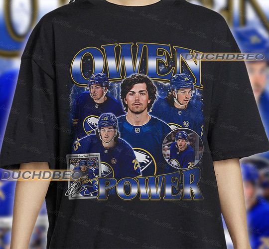 Discover Owen Power Graphic Tee, Owen Unisex Shirt, Owen Power Vintage Shirt,Owen Power Hockey Shirt, 90s Vintage Hockey Shirt