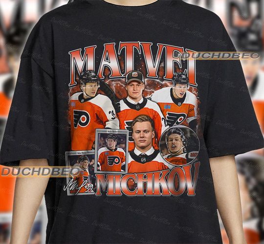 Matvei Michkov Shirt Ice Hockey American Professional Hockey Championship Sport Merch Vintage Retro Shirt Graphic Tee