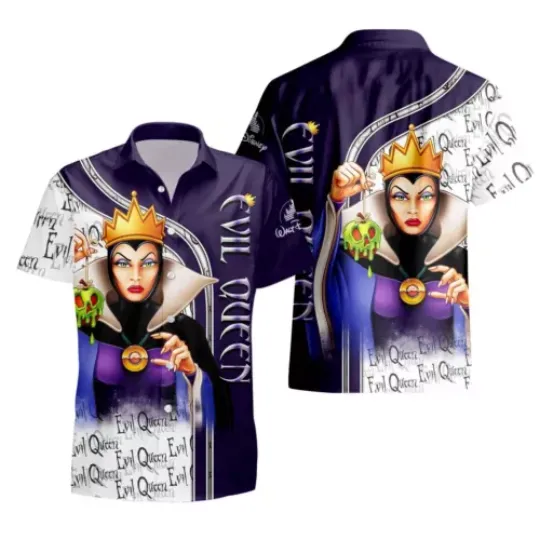 Evil Queen Villain Hawaiian Shirt