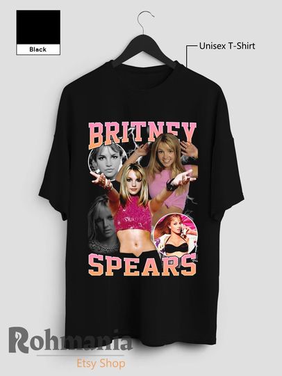 Britney Spears T Shirt, R&B Pop Rap Hip Hop Music Shirt,  Casual T-Shirt