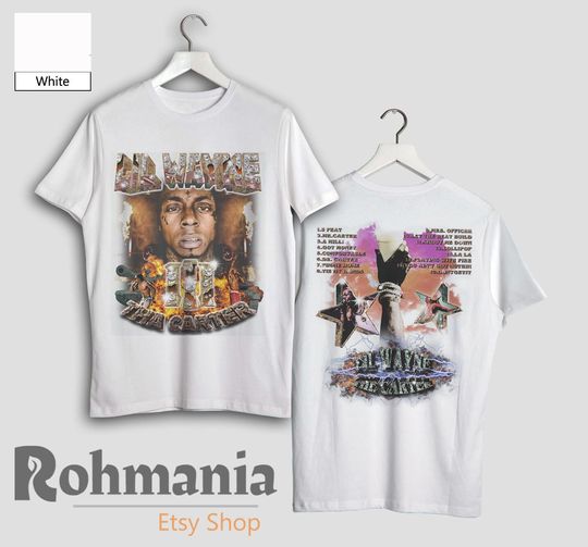 Lil Wayne T Shirt, Lil Wayne Tha Carter Shirt, Rap Hip Hop Music Merch Shirt, 90s Retro Casual T-Shirt