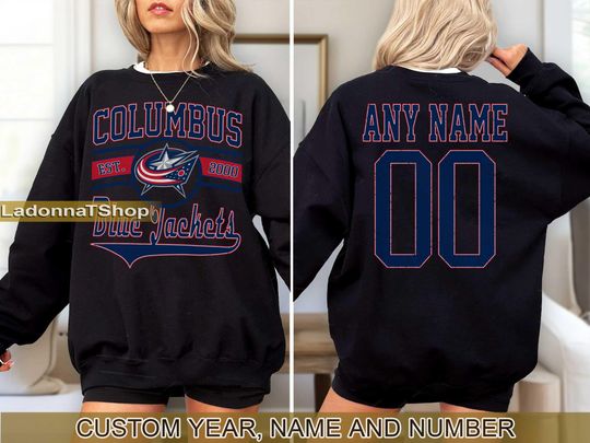Discover Columbus Blue Jackets Sweatshirt Crewneck, Vintage Blue Jackets shirt, Columbus Hockey Fan shirt,  Hockey Tee,  Blue Jackets Sweatshirt