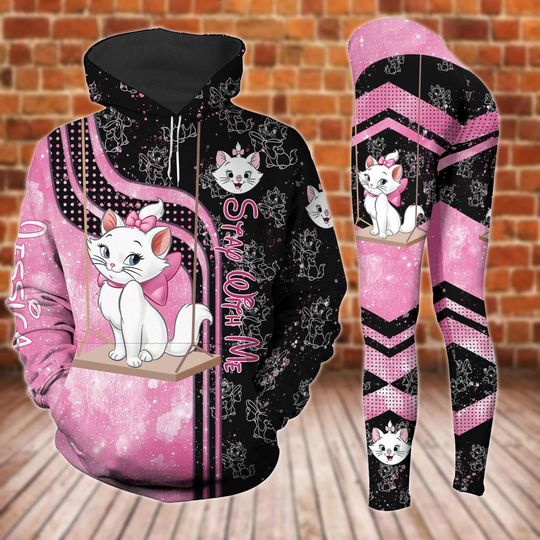Marie Hoodie And Legging, Cute Marie Shirt, Disney Trip Shirt, Magic Kingdom Merch, Women Leggings, Disneyland Cat Tee, Gift For Her
