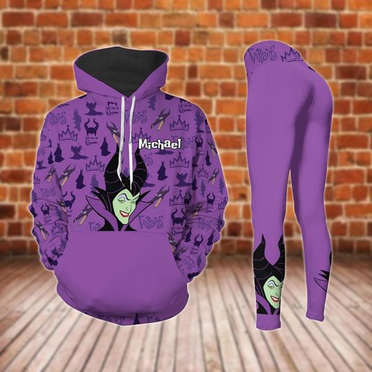 Custom Maleficent Hoodie Legging, Disney Villains Costume Shirt, Magic Kingdom Shirt, Disneyland Tee, Bad Witch Cub Shirt, Gift For Fan