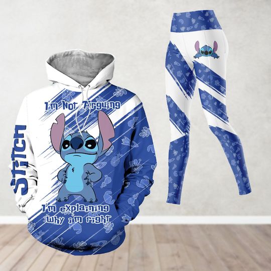 Stitch Hoodie And Leggings, Cute Disney Stitch Shirt, Lilo And Stitch Hoodie, Cartoon Hoodie For Men Women,Movie Lover Gift For Her Him