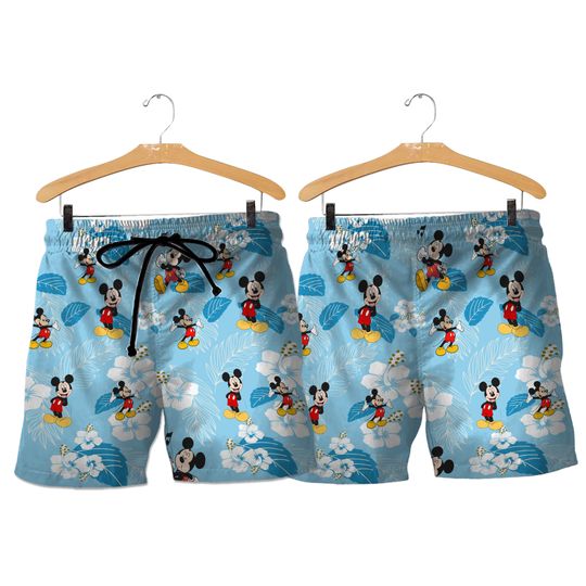 Mouse Summer Beach Shorts, Mouse Movie Beach Shorts