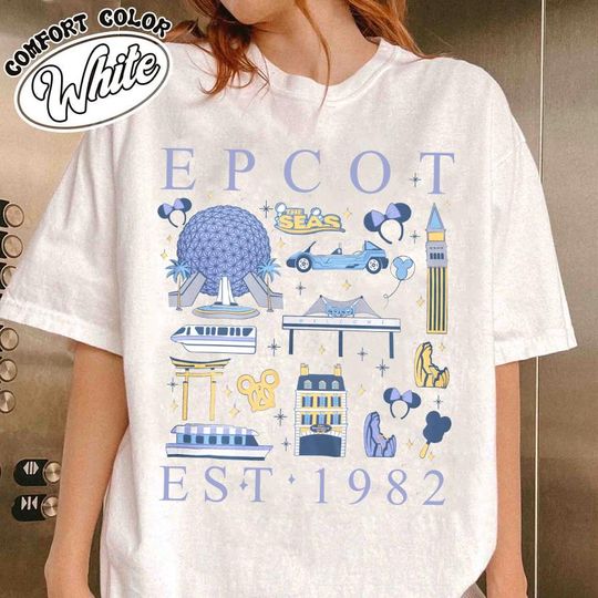 Disney Epcot Since 1982 Shirt, Vintage Retro Epcot Shirt, Epcot World Showcase Shirt, Epcot Center Park Shirt