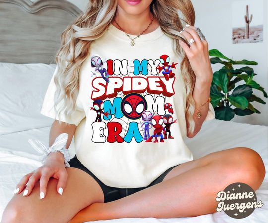In my Spidey Mom Era Shirt, Disney Spider Mama Tee, Spider Mommy Shirt, Funny Mother's Day Shirt, Spider Women T-Shirt