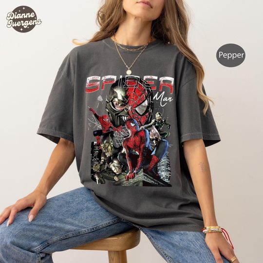 Limited Spiderman V2 Vintage 90s T-Shirt, Vintage 90s Marvel The Amazing Spider Man Shirt, Gift For Women and Man Unisex Tee
