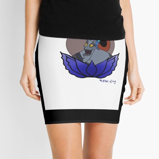 Hades villain Hercules Classic . Mini Skirt
