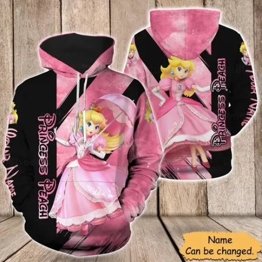 Princess Peach Hoodie, Princess Peach Hoodie, Gamer Hoodie