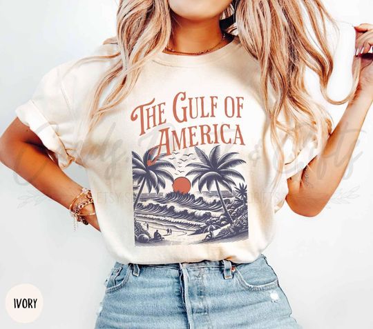 The Gulf of America Shirt, Summer Vibes 2025 Tshirt, Patriotic Republican Shirt, Patriot American Pride 4th of July Tee