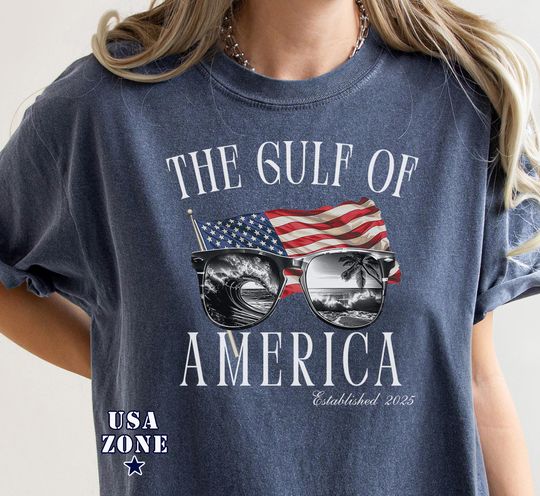 Gulf of America Trump Shirts, Patriot Shirt, Trump Supporter, America Shirt, Republican Shirt Trump,  MAGA Trump Tee, 4th of July Shirt