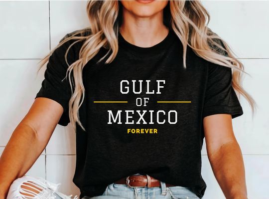 Gulf of Mexico Forever Shirt, Anti Gulf of America Democrat Gifts, Anti-Fascist Gifts, 2025 American Politics, Political T-Shirt, Unisex Tee