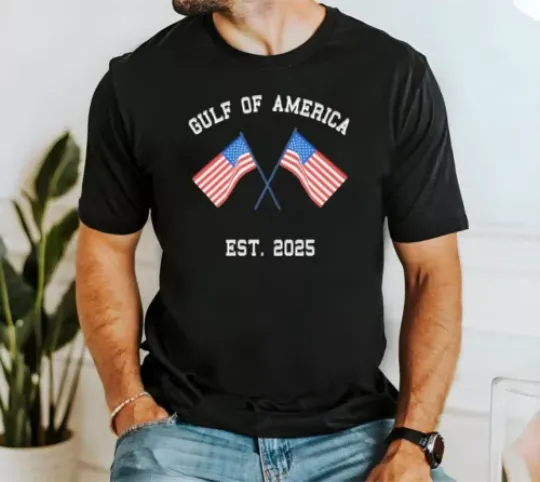 Gulf of America Est 2025 Patriotic T-Shirt