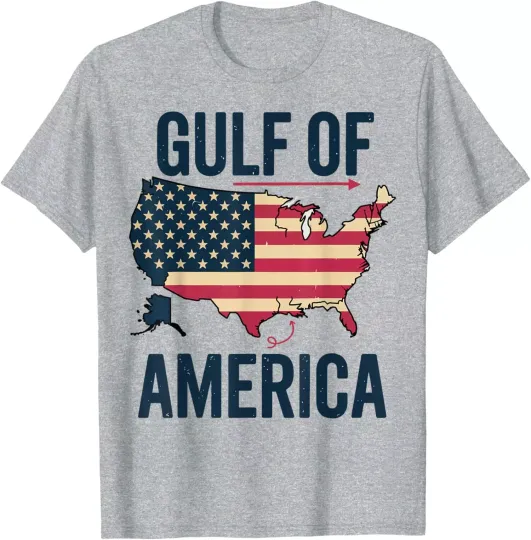 Gulf Of America American Flag Usa Cool Gift Present Unisex T-Shirt