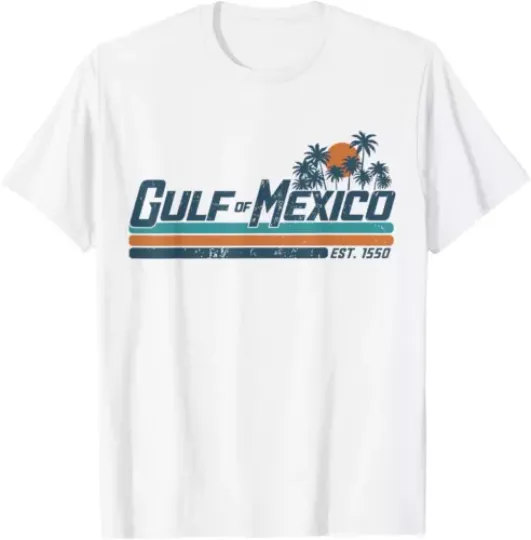 Gulf of Mexico Est 1550 Retro Vintage Beach Unisex T-Shirt