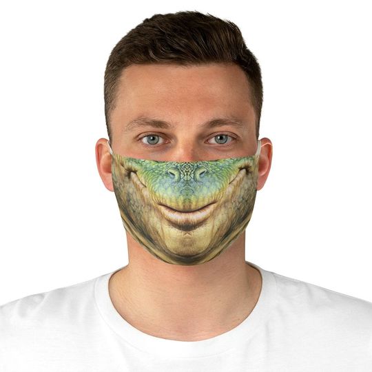 Earl Sinclair Face Mask, Disney Dinosaurs Face Mask, Unisex Face Mask Made in USA, Washable Face Mask Adult, Animal Kingdom Face Mask