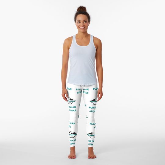Teal Monorail Leggings