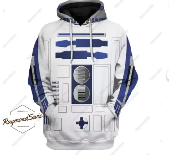 R2D2 Robot Jogger 3D HOODIE The Mother Day Gift