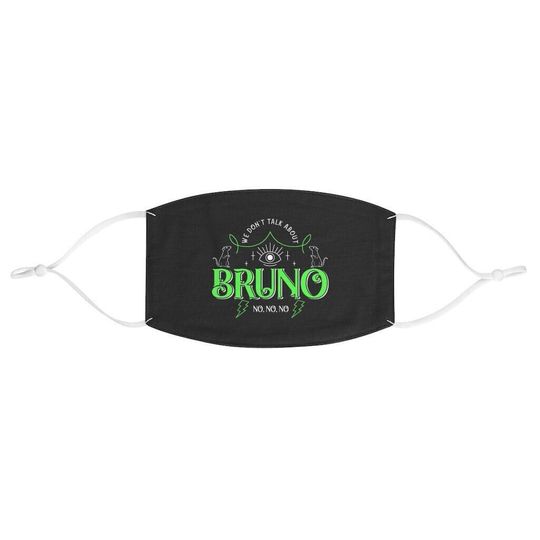 Disney Encanto Face Mask, We Don't Talk About Bruno, Bruno Madrigal Costume, Madrigals Family, Animation Cosplay, Washable Cloth Face Mask